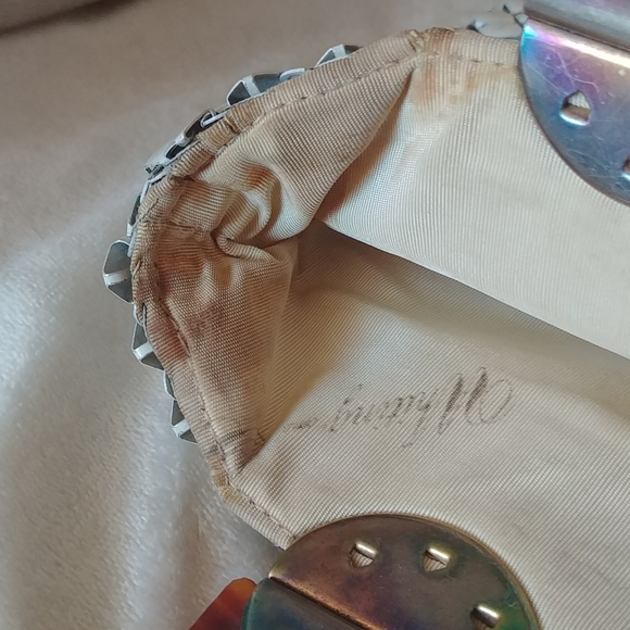 Vintage Whiting & Davis metal mesh handbag - Picture 9 of 15